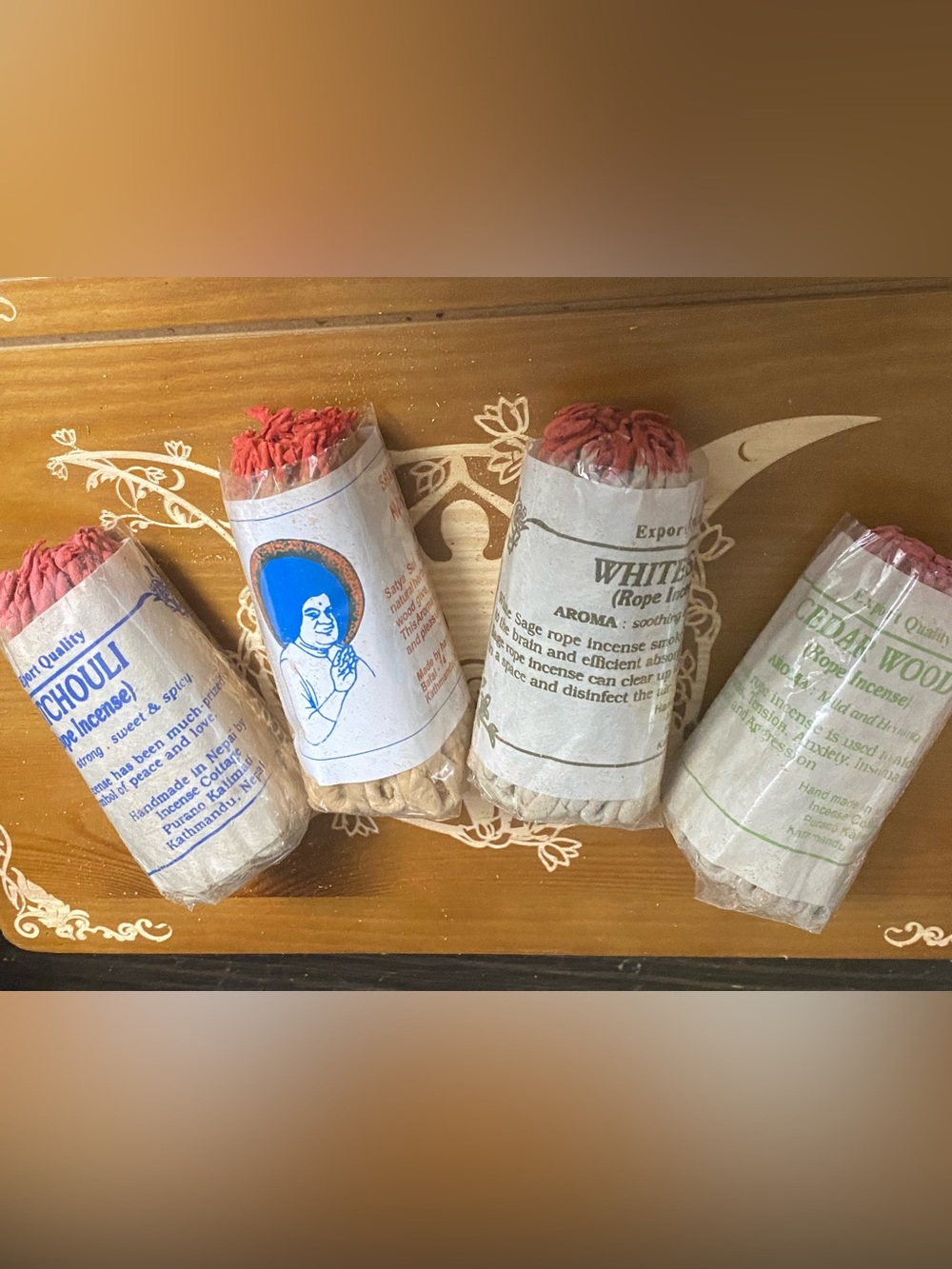 Tibetan Rope Incense Burns Slow, Calm, Rituals, Meditation, Focus, Purify, Mood